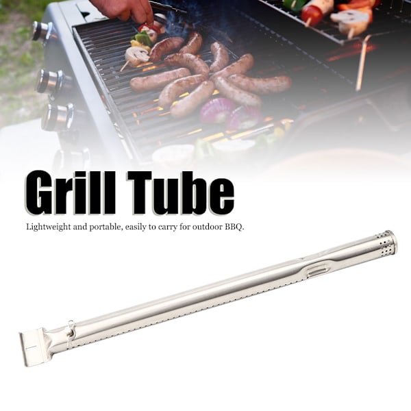 4 stk. grillbrænderrør i rustfrit stål, reservedele, der passer til Charbroil