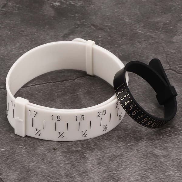 2 sett fingerhåndledd måleverktøy ring armbånd størrelse smykker lage måleverktøy