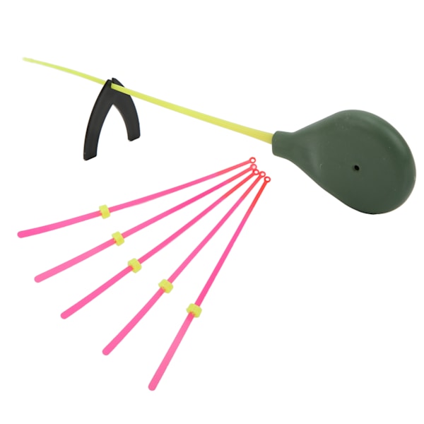 Mini isfiskestang med topspids, bærbar fiskegrej til vinterfiskeri 18 cm