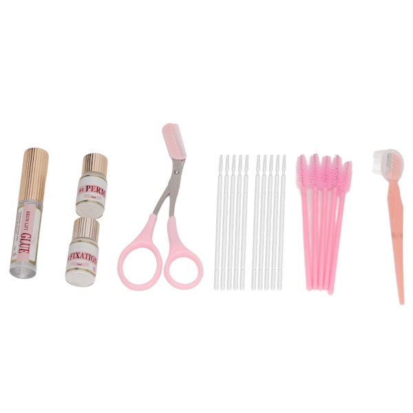 Ögonbryn Permanent Kit Långvarig Formning Ögonbryn Lyft Styling Set med Borste Trimmer 17ml