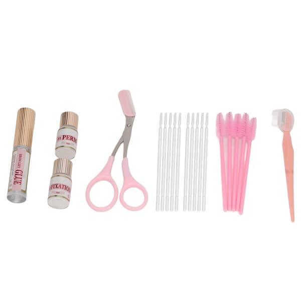 Øjenbryn Perming Kit Langvarig Formgivning Øjenbrynsløft Styling Sæt med Børste Trimmer 17ml