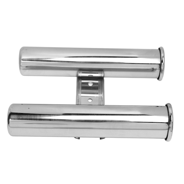 Fiske Stang Stativ Rør Rustfritt Stål 2 Link Rør Stang Holder for Båt RV Yacht 42mm Dia
