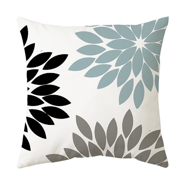 Sett med 4 Putetrekk 45x45cm Dekorativt Enkelt Putetrekk Sofa Hjemmedekorasjon (*uten pute*)