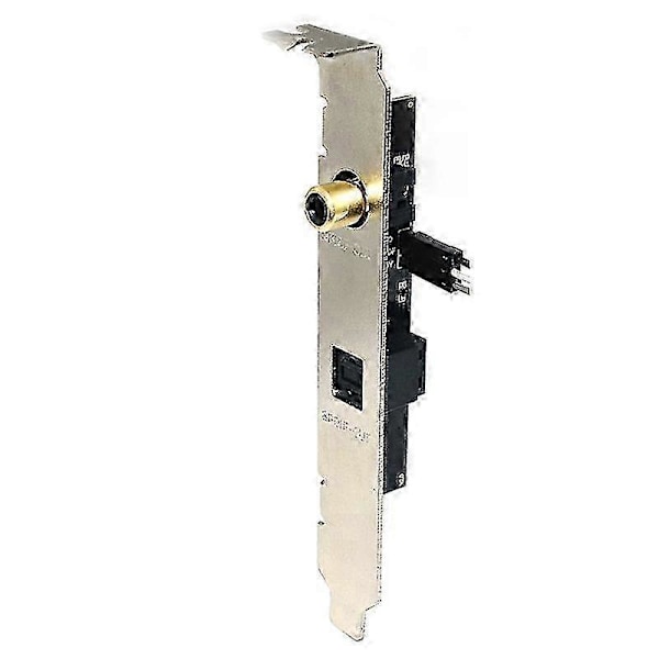 24bit 192khz Kort Spdif Optisk Og Rca Ut Plate Kabel Brakett Digital Lydutgang kompatibel