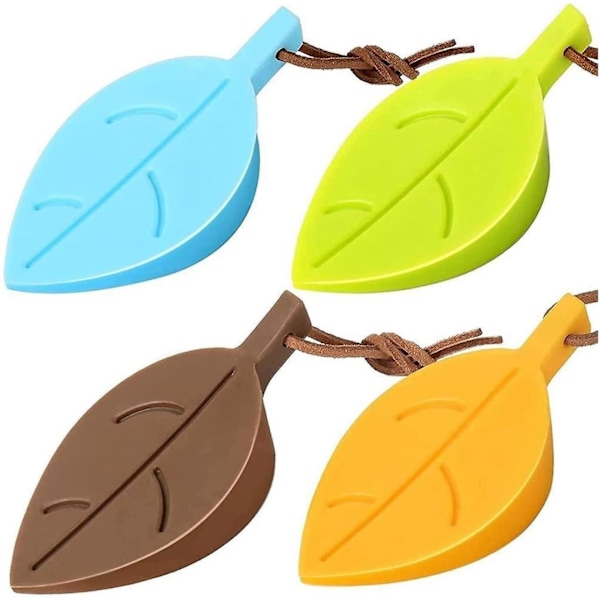 Dørstoppere for gulv, 4 stk. dørstoppere i gummi, sklisikre kiler, for sklisikre barnerom, hjem, kontorer, arbeidsplasser, 9,5*4,7*2,2 cm, grønn gul blå