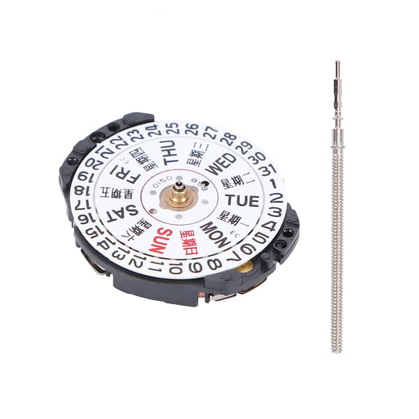 VX83 Quartz Urværk Dag Dato Udskiftning Urdele Ureparation Urværk