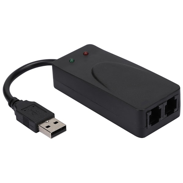 Faxmodem Dubbelport USB2.0 56K Extern Modemdrivrutin för Win 7/Win 8/Win 10/Win XP