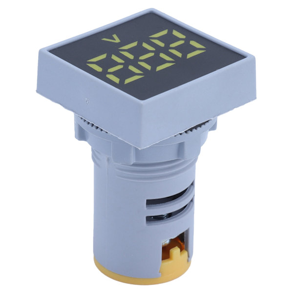 AD16‑22FSV Frosted Panel Digitalt Voltsignalindikator Voltmeterindikator 60~500V AC Gul