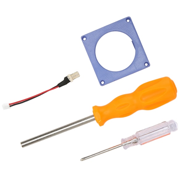 Fläkt 3D-utskriftsfäste Kit Mini-kylfläkt 3D-utskriven ramfäste Reservdelar för NGC Gamecube Lila