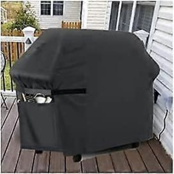 210D Grillin suojus, kaasugrillin suojus, 210D Oxford vedenpitävä suojus, tuulenpitävä / UV-suojattu / pölytiivis
