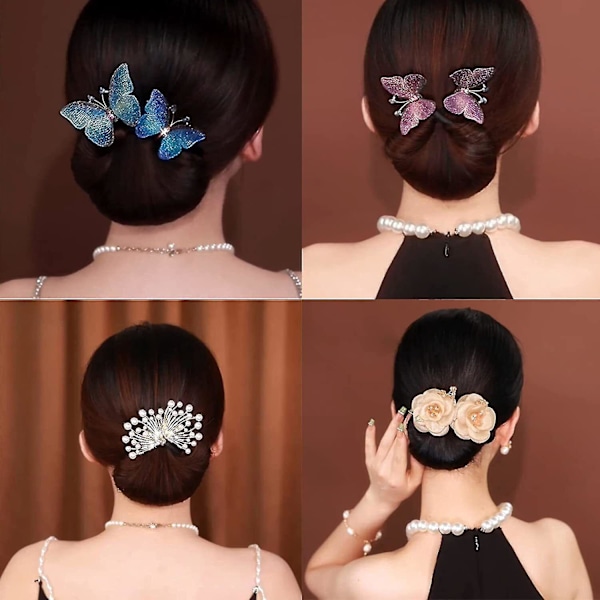 Ins Style Elegant Lazy Hair Curler - Set med 4 stycken