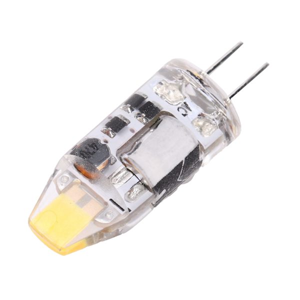 G4 LED-glödlampa 2W 300LM Bi Pin Light Ej dimbar för ljuskrona AC DC 12V (Kallvit 6000-6500K)