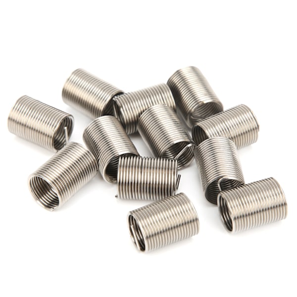 50 st gänginsatser hane hona reduktionsmutter reparationsverktyg rostfritt stål fästelement M10x1x2.5D