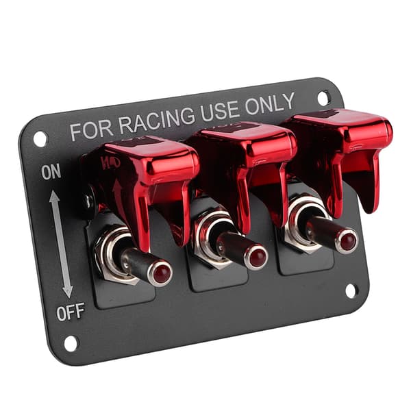 12V 20A Automotive Toggle Combination Switch Racing Ignition Engine Relays Switches Panel til Bil RV