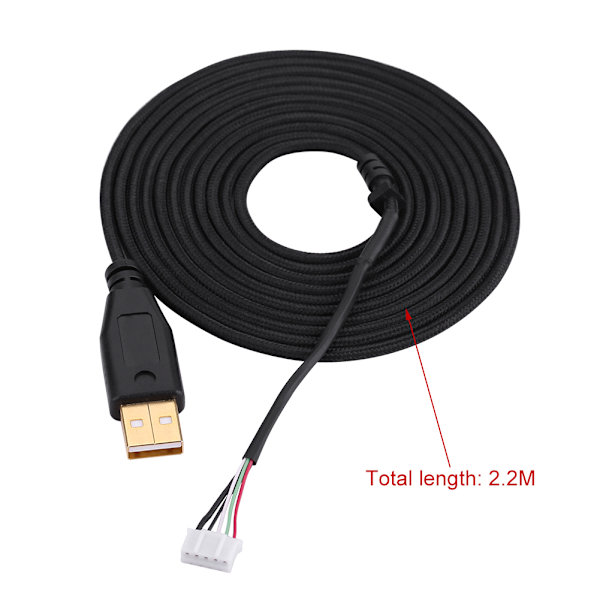USB muskabel/-linje/trådbyte för Razer DeaceAdder 2013 Line 8