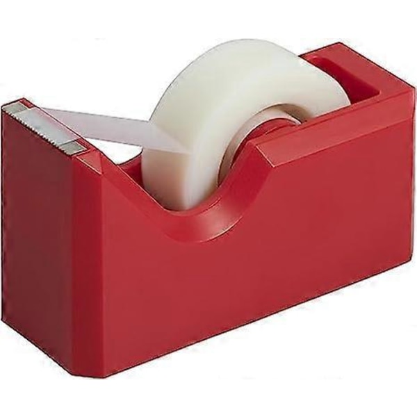 Färgglad skrivbords tejpdispenser - Röd