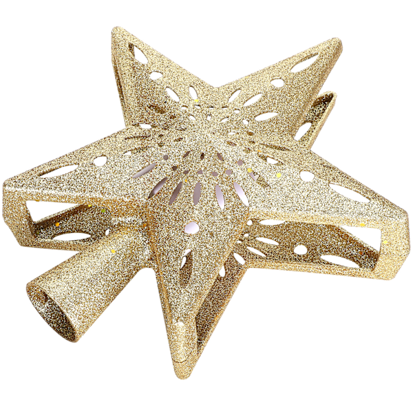 LED Snefnugaprojektorlampe Lys Snefnug Roterende Juledekoration GoldenEU Stik 220V