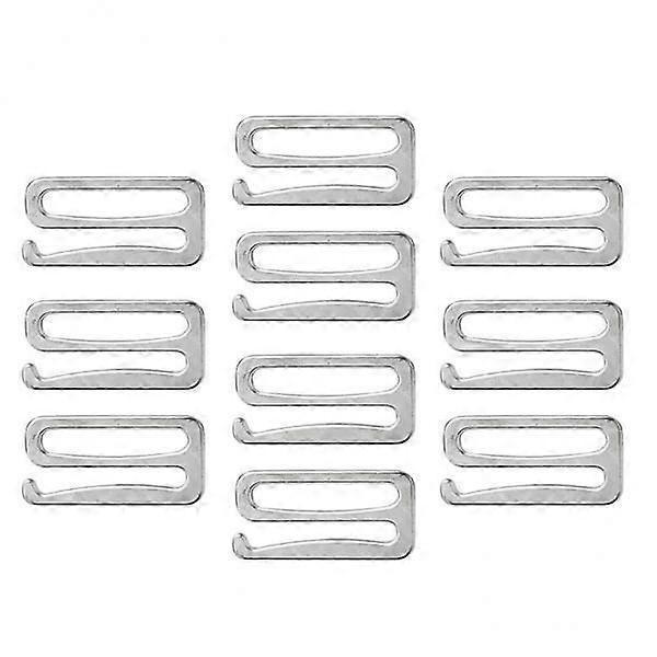 2 x 10 st Legering Ersättning BH Band Glidkrokar Fig 9 Underkläder Justerare 25mm-