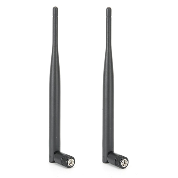2 stk. Routerantenne Slitesterkt WIFI-system 6DB Høy Forstening 2.4/5.8G Dual&#8209;Band SMA Indre Hull-YM