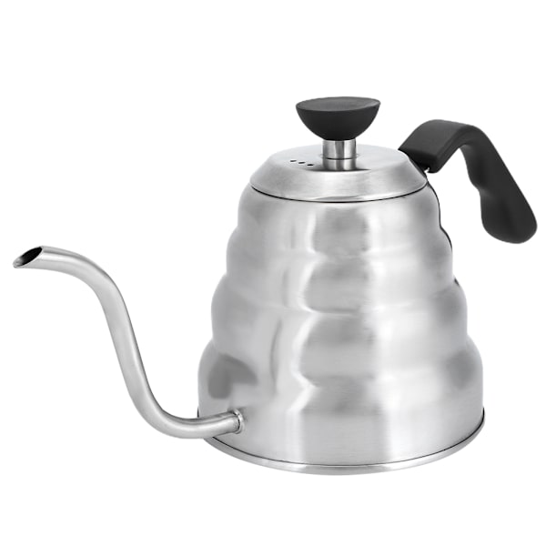 Rostfritt stål hushåll kaffedryp gåshals vattenkokare häll över kaffekanna tekanna 1200 ml