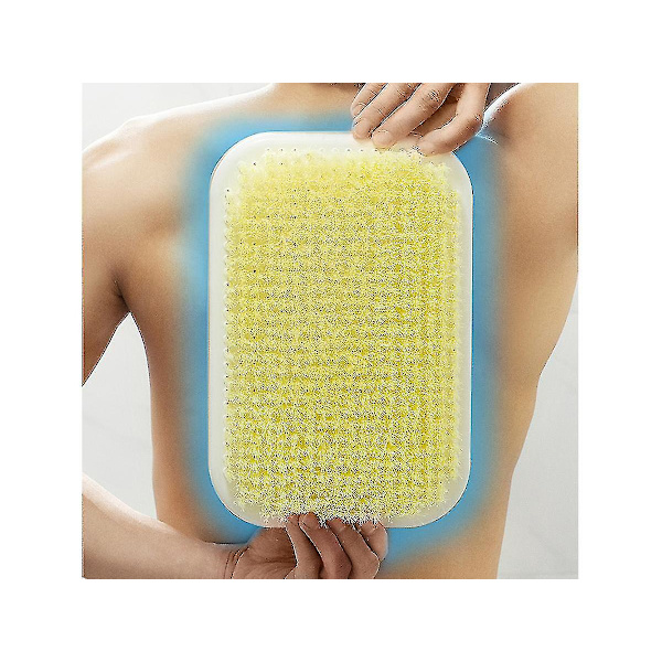 Djuprengörande handsfree exfolierande duschväggborste