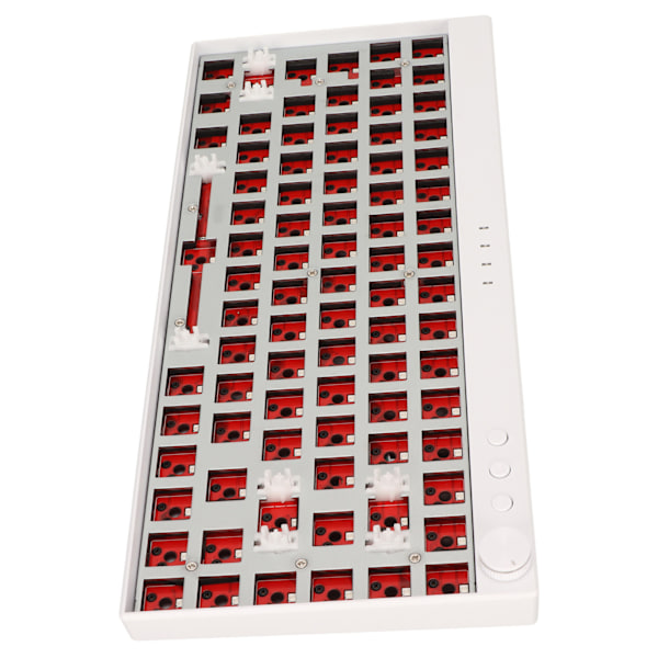 Mekanisk tastatur kit 84 tast DIY RGB belysning Hot Swap trådløs 2.4G BT 3.0 5.0 Type C kablet brugerdefineret tastatur til Win hvid
