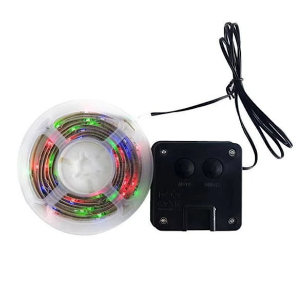 Solcells LED-basketkorglampor Basketkorg LED-ljus 7 färger Vattentät för träning Spela utomhus på natten