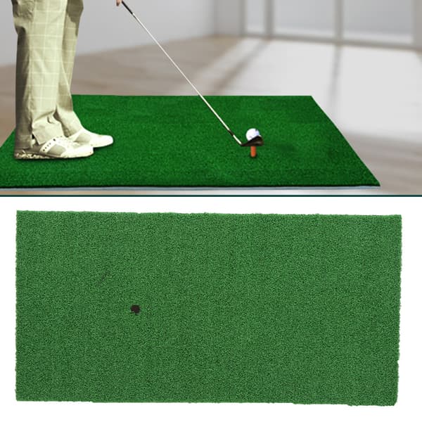 Bærbar golfmatte Mini golfsvingøvelsesmatter for innendørs utendørs