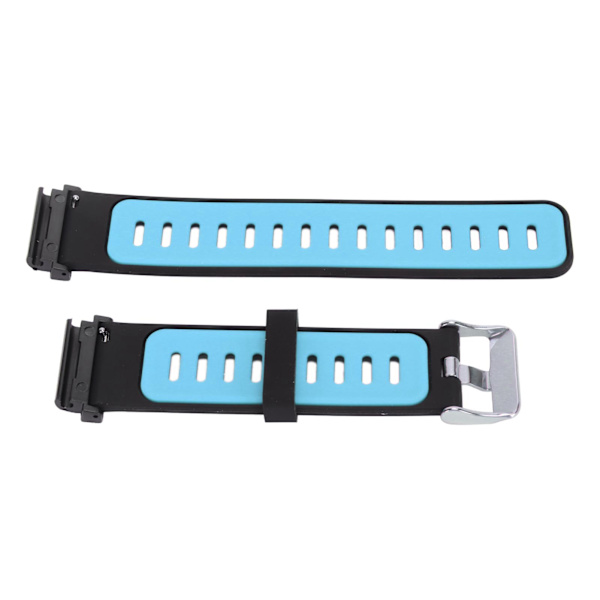 22 mm silikone urrem dobbeltfarvet silikone urrem udskiftning til Fenix ​​7 Black Blue