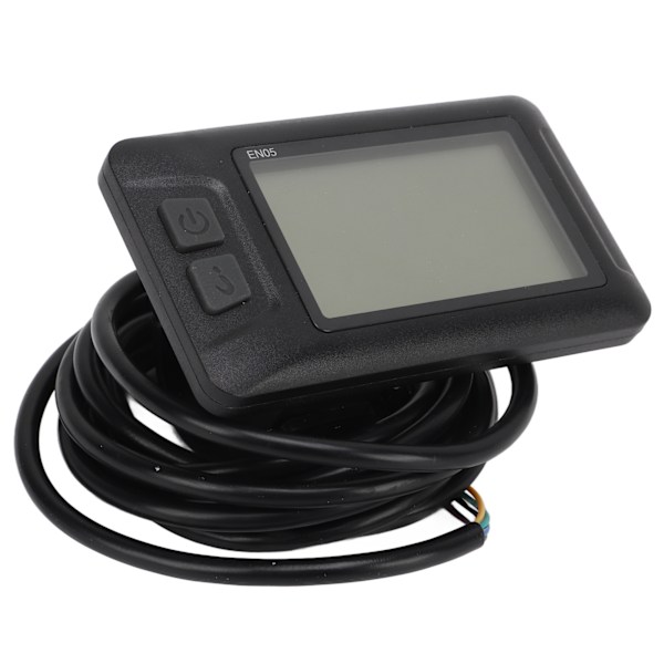 Elektrisk cykel LCD-displaymätare ABS 36V 48V Universal kontrollpanel för 22,2 mm styre