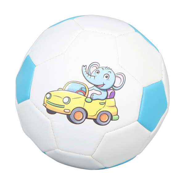 Baby Elefant Mønster Størrelse 2 Fodbold Oppustelig Børn PVC Gummiforing Fodbold Legetøj
