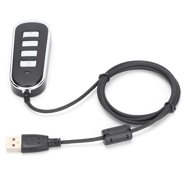 Adapter for kundesenterhodesett, kablet 3,5 mm hunn til USB hann