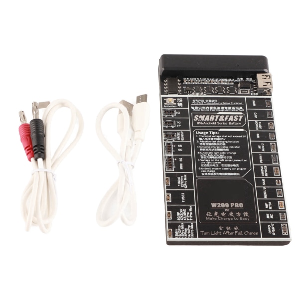 W209Pro V8.0 Batteriaktivering Laddningskort PCB Snabbladdning Batterireparation Kretskort för Iphone