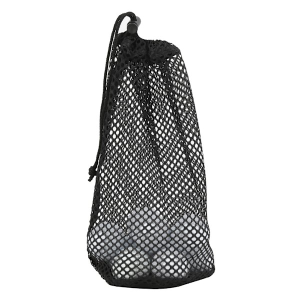 1 stk. nylon golfboldnetpose, opbevaringspose, stor størrelse 48-56 bolde, superstærk bæreholder