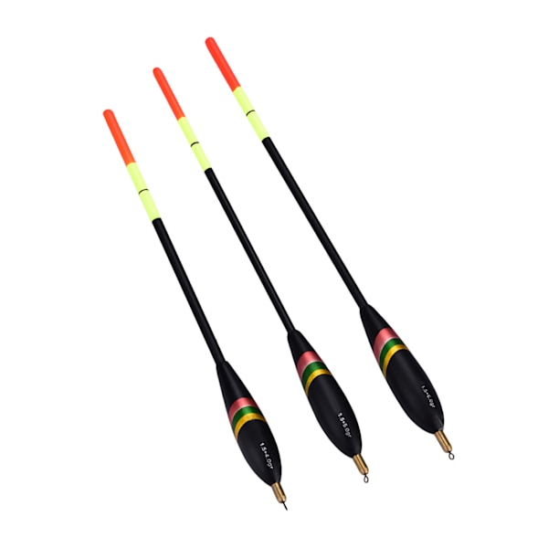 3kpl 1,5+6g 1,5+5g 1,5+4g set puiset kalastuskellukkeet, Bobbers-tarviketarvikkeet