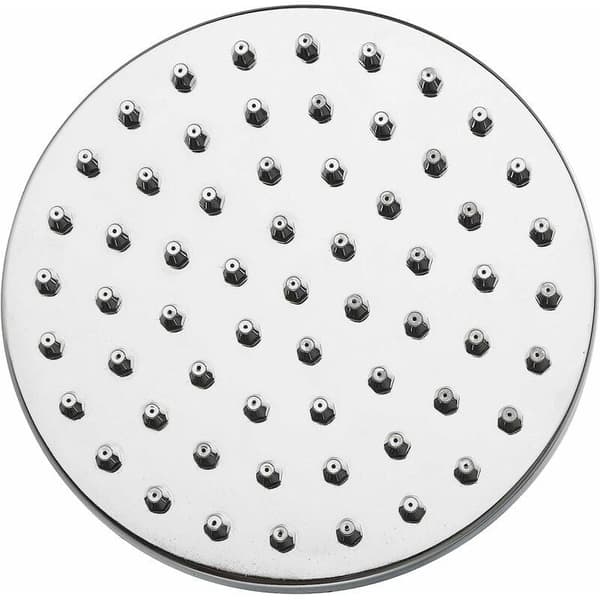 15 cm rundt solbruserhoved – borefri installation – holdbart WPC-materiale – kompatibel med standard haveslange