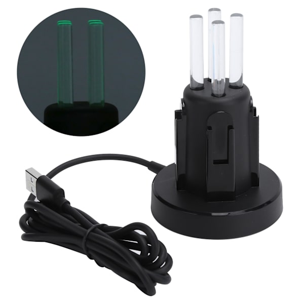 USB-spelkontroll laddningsdocka med 4 port LED spelkontroll laddning för Joy‑Con-kontroll