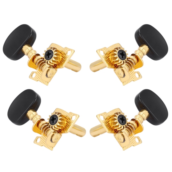 2L2R Black Button Guld Bady Klassisk stil Ukulele Tuning Pegs Maskinhuvuden Ukulele DIY delar