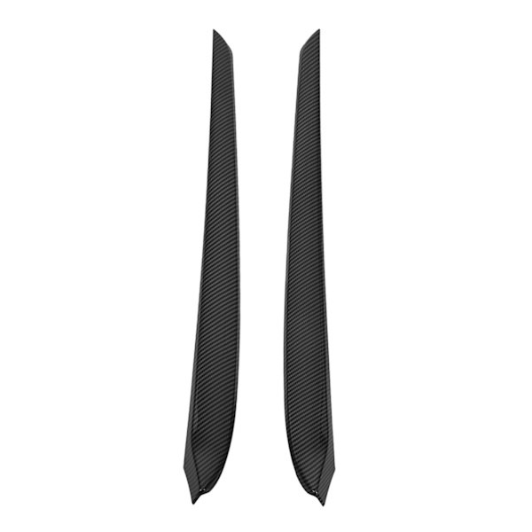 1 par bil inredning dörr trim cover kolfiber mönster dörr panel dekoration ersättning för Tesla Model 3 Y