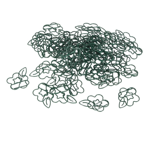 90 st metallklämmor Kreativt söta gem små bärbara gem för studenter kontorsleverantör brevpapper grön