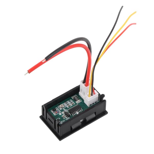 Digital strømvoltmeter LED rød og blå dobbel skjerm digitalt voltmeter ammeter DC0 til 100V 10A