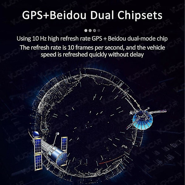 Siste GPS HUD Digital Speedometer - Plug and Play for All Cars - Stor Font - KM/H MPH - Biltilbehør
