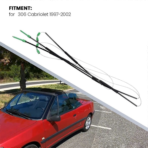 Til Peugeot 306 Cabriolet 1997-2002 Bilrude Regulator Reparationssæt
