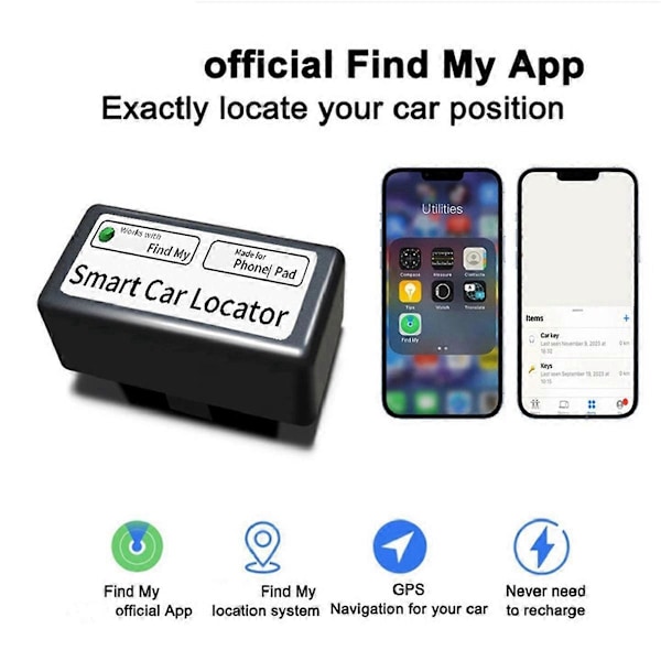 Mini Tracker för Bil OBD2 GPS-lokalisator med Hitta min-app