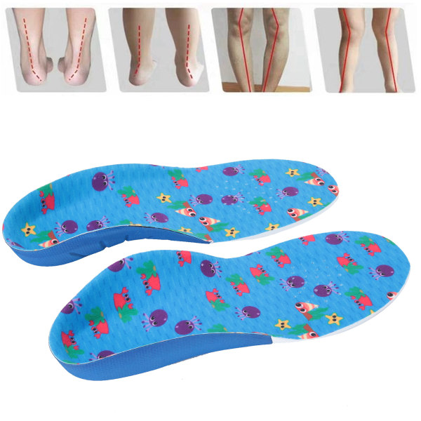 Barn Orthotic innersåle Flatfoot Toein Toeout Walking Correction innersåle for barn(XL)