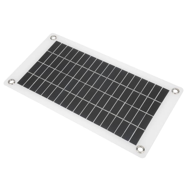 10W 18V Solpanel Cellemodul 12V Telefonoplader Semi-fleksibel Dobbelt USB DC-udgang