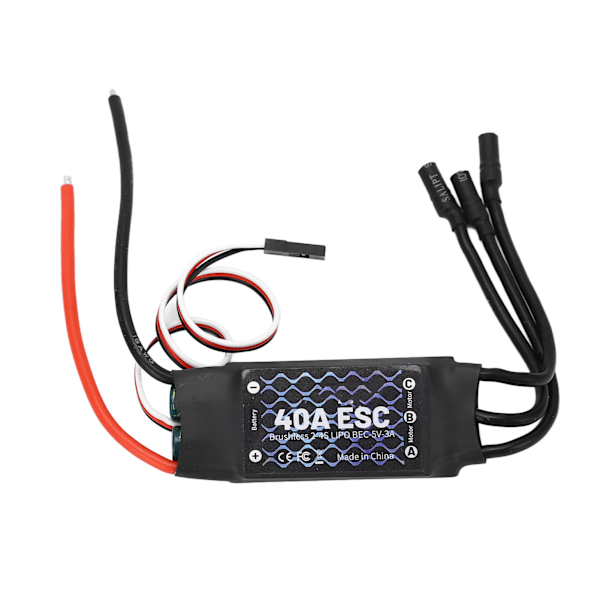 40A RC Brushless ESC Replacement ESC Repair Parts for RC Fixed Wing Aircraft Small Quadcopter