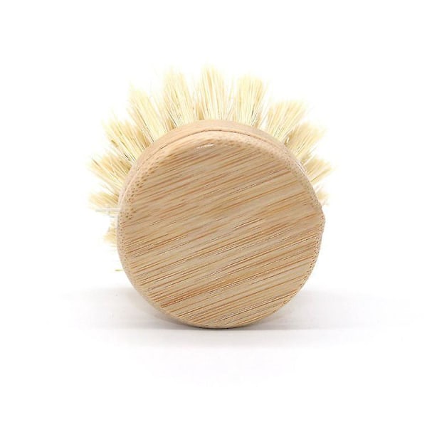 Universal bambus oppvaskbørste sett - 4 pakk, én størrelse, beige