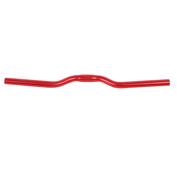 Aluminum Fixed Gear Bike Road Bicycle Fixed Gear Riser Bar Handlebar 25.4mm*520mm (red)