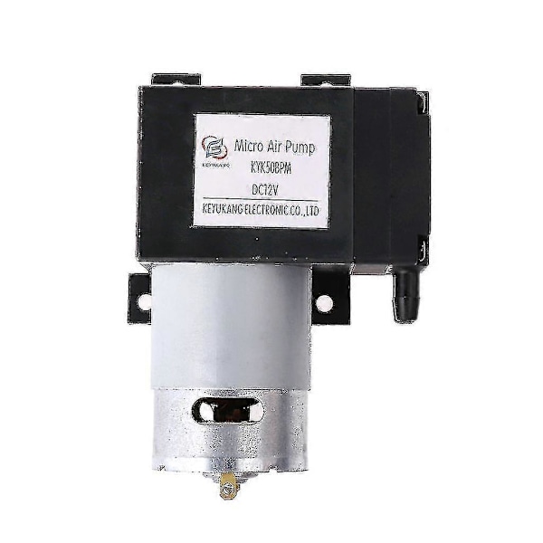 12v Mini Vakuumpumpe 8l/min Høytrykks Suge Membranpumper Med Holder Zekai